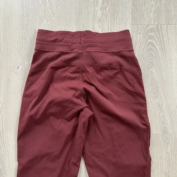 Lululemon Dance Studio Joggers Maroon Deep Rouge Garnet - Picture 10 of 12